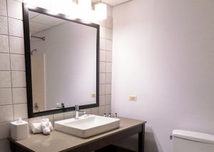 Commercial building - interior remodeling - guest bathroom