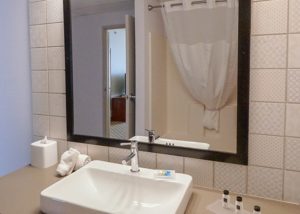 Commercial building - interior remodeling - guest bathroom