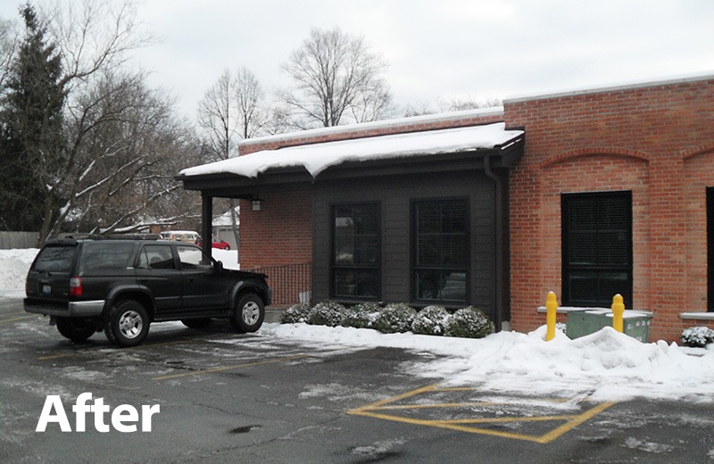 Exterior remodel - covered entry