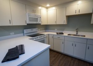 Commercial remodeling - new studio apartment, kitchen