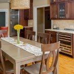 kitchen in custom-built home in Carpentersville, IL