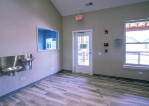 Commercial custom build - entry and waiting room