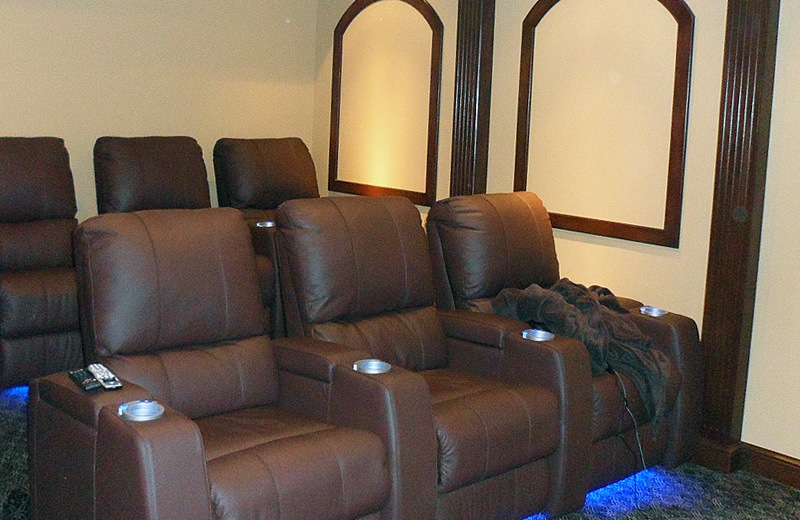 Basement remodel - theater seating