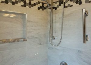 Custom built home - shower detail