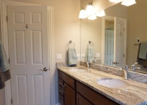 Custom built home - bathroom