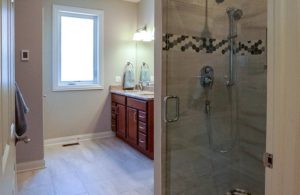 Custom built home - master shower