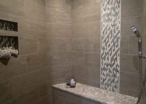 Custom Built Home - Master Bathroom - Shower Detail