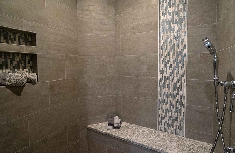 Custom Built Home - Master Bathroom - Shower Detail