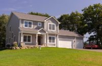 Custom built home - outside front