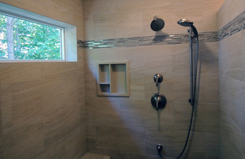 Custom built home - shower details