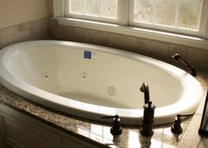 Custom built home - master suite - soaking tub