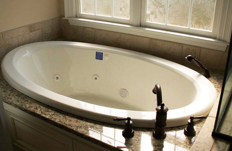 Custom built home - master suite - soaking tub