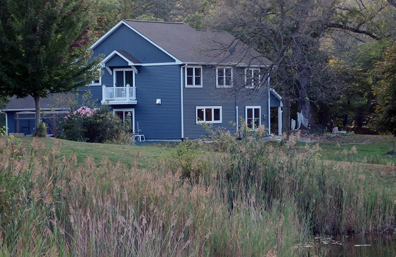 Demolition and rebuild - outside back