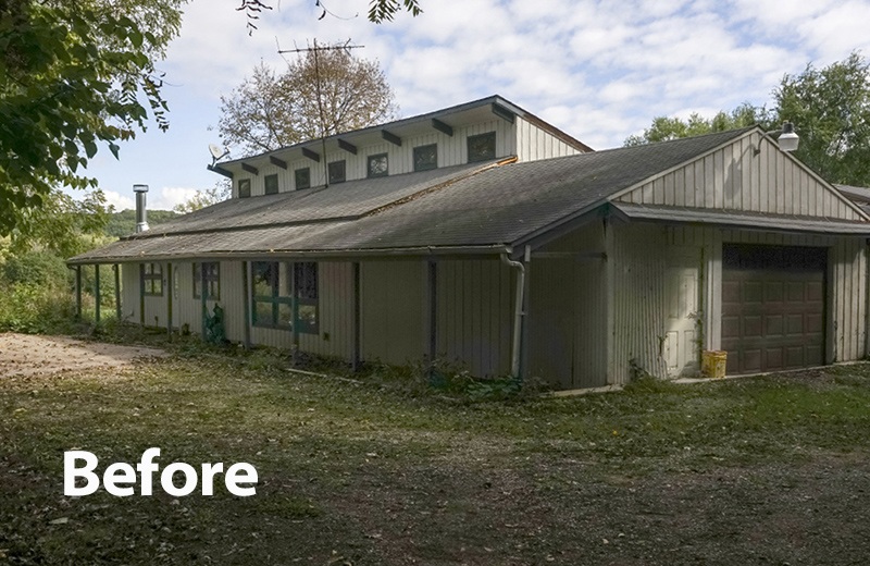 Exterior remodel - oldbreezeway