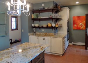 Historic renovation - kitchen island