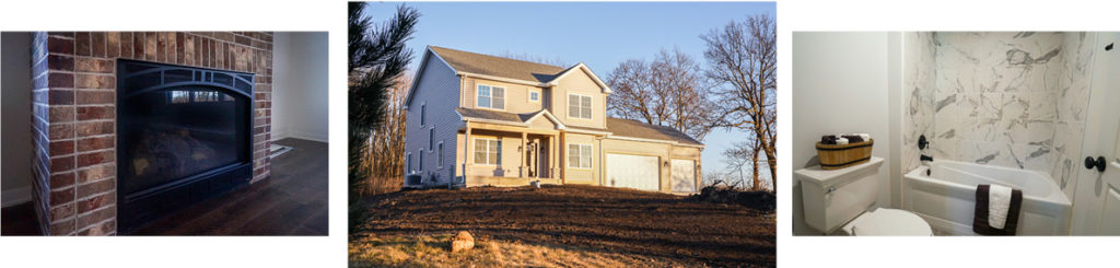 custom built home in Spring Grove