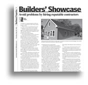Builders Showcase Home Rebuilt