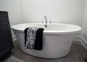 Soaking Tub in Master Bath