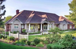 Luxury Custom-Built Home exterior, Carpentersville, IL