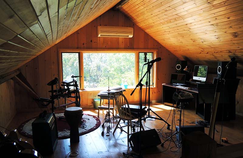 Music Studio in Historic Barn - inside