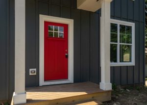 Red Front Door offers a Pop of Color!