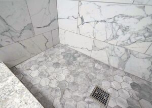 Second Bathroom Shower Tile Detail