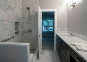 Master Bathroom with Quartz Shower