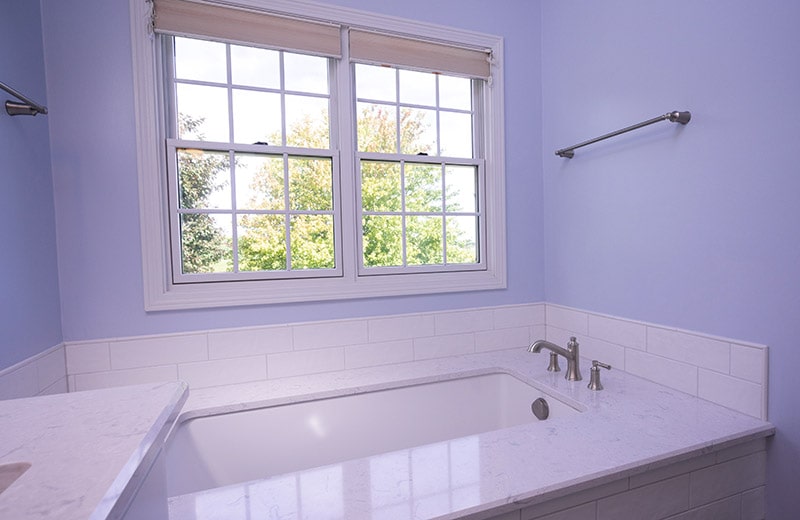 Master Bathroom Undermount Soaking Tub