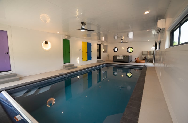 Indoor Pool in Custom Buildt Home