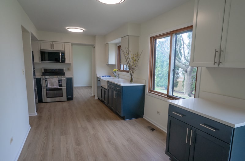 Refreshed Family Room and Kitchen