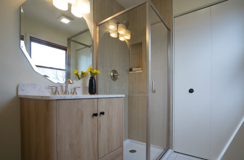 New Master Bathroom - vanity and shower