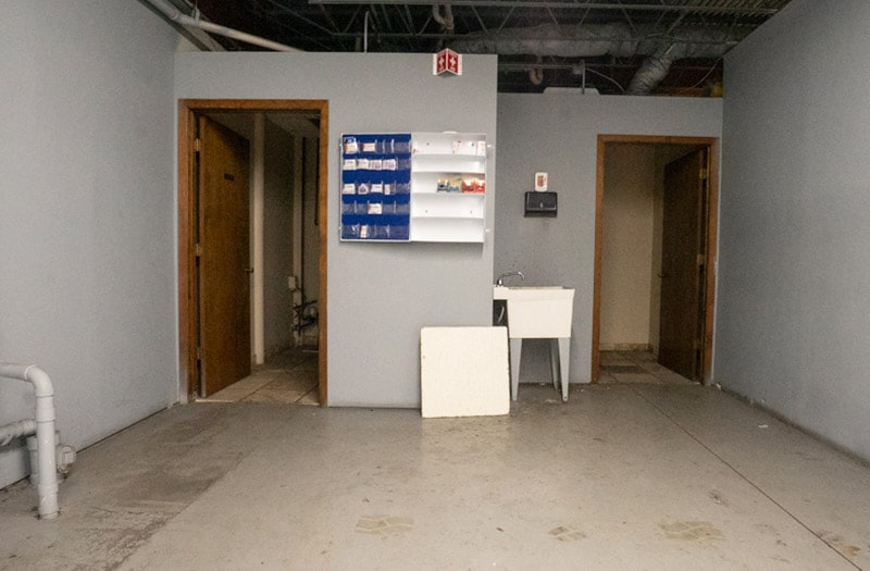 Commercial Renovation Bathroom BEFORE