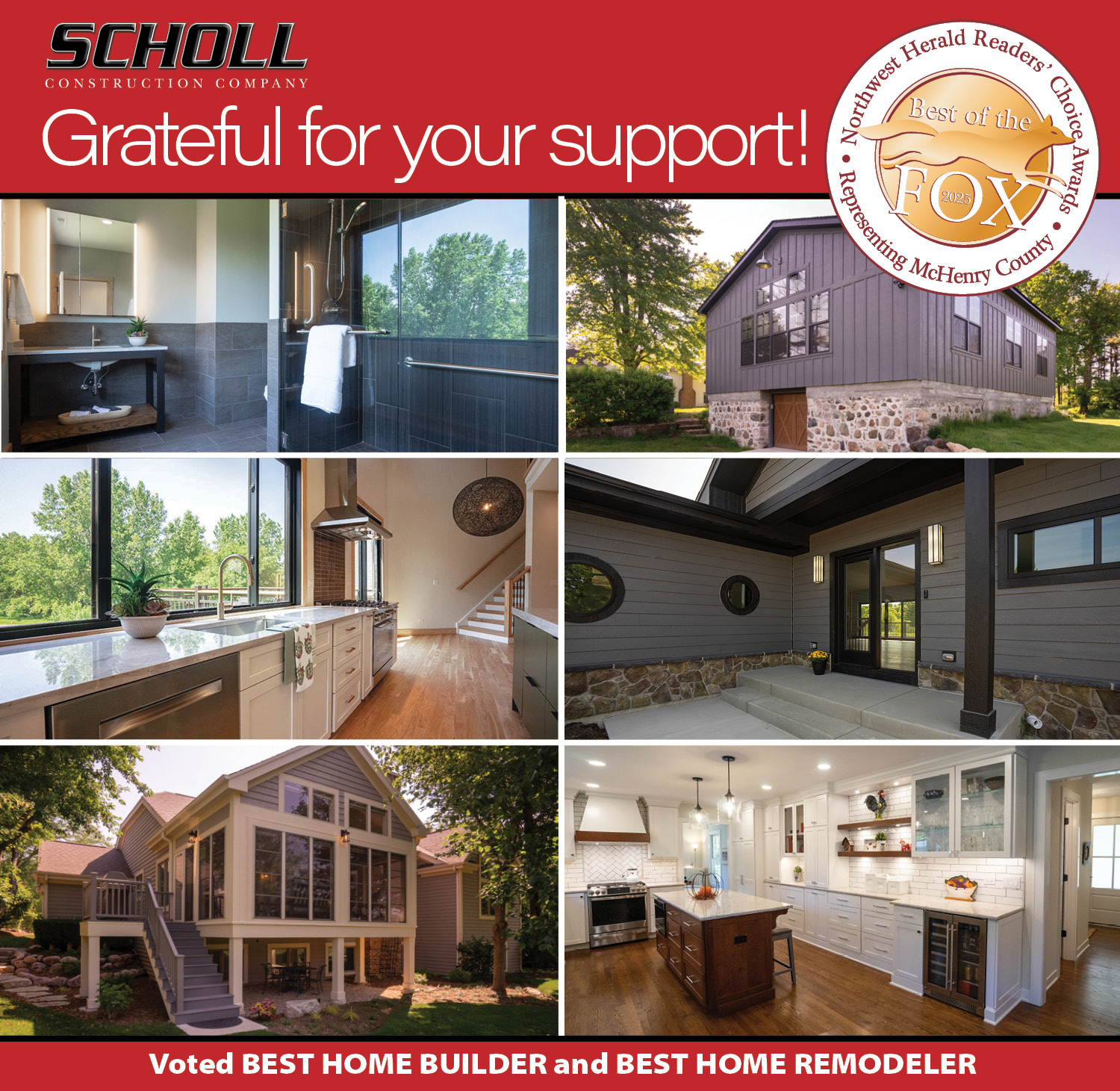 Grateful for your support with photos of construction projects